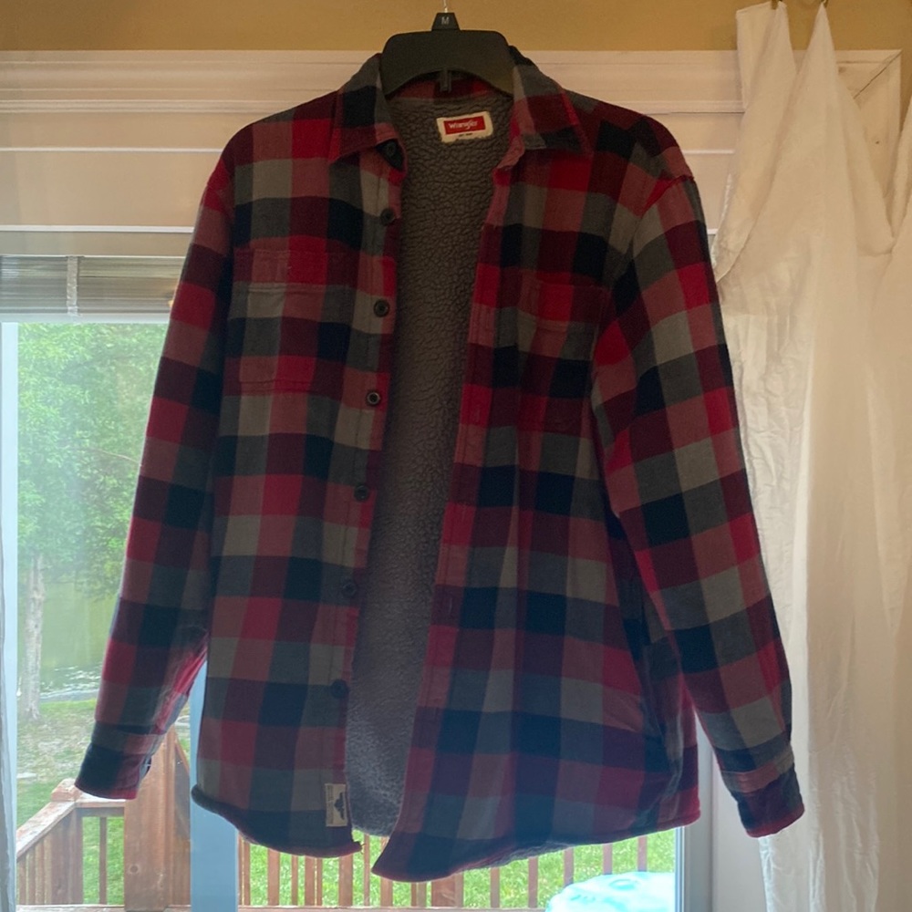 Wrangler Sherpa lined button up